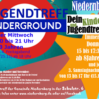 Jugendtreff Öffnungszeiten Okt-Nov.