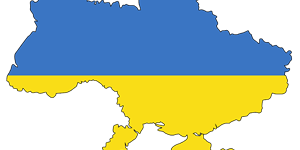 Flüchtlinge und Ukraine-Krieg - Ukraine Flagge.png