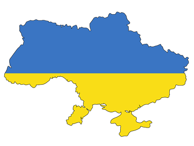 Flüchtlinge und Ukraine-Krieg - Ukraine Flagge.png
